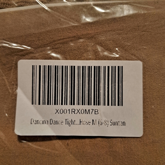 Dancina girls footed tights, 140cm 6-8 years, New - Picture 3 of 4